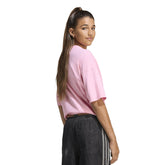 T-Shirt Ragazzo Adidas Loose Rosa | NonSoloSport
