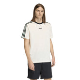 T-Shirt Uomo Adidas Bruised Banana Jacquard Bianco Nero | NonSoloSport