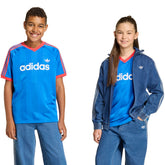 T-Shirt Ragazzo Adidas 3 Stripes Blu Rosso | NonSoloSport