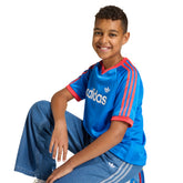 T-Shirt Ragazzo Adidas 3 Stripes Blu Rosso | NonSoloSport