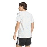 T-Shirt Uomo Adidas Argentina Stampa All Over Bianco Azzurro | NonSoloSport