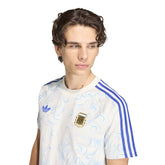 T-Shirt Uomo Adidas Argentina Stampa All Over Bianco Azzurro | NonSoloSport