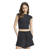T-Shirt Donna Adidas Kit Small Logo Nero | NonSoloSport