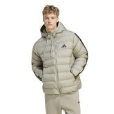 Piumino Uomo Adidas Essentials 3 Stripes Grigio | NonSoloSport