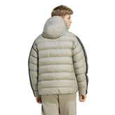 Piumino Uomo Adidas Essentials 3 Stripes Grigio | NonSoloSport