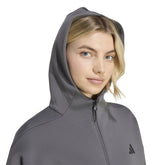 Felpa Donna Adidas Z.N.E Grigio | NonSoloSport