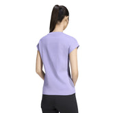 T-Shirt Donna Adidas Essentials Linear Lilla | NonSoloSport