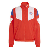 Giacca Allenamento Uomo Adidas FC Bayern München Rosso Bianco | NonSoloSport