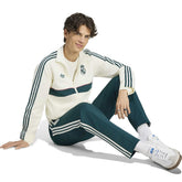 Giacca Allenamento Uomo Adidas Originals Real Madrid Beige Verde | NonSoloSport