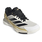 Scarpa da Padel Uomo Adidas Crazyquick Boost Bianco Nero Oro | NonSoloSport