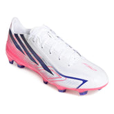 Scarpa da Calcio Uomo Adidas F50 Hyperfast League Terreni Compatti Bianco Viola Rosso | NonSoloSport