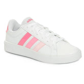 Sneakers Ragazzo Adidas Grand Court 3.0 Bianco Rosa | NonSoloSport