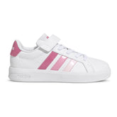Sneakers Bambino Adidas Grand Court 3.0 Bianco Rosa | NonSoloSport