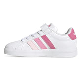 Sneakers Bambino Adidas Grand Court 3.0 Bianco Rosa | NonSoloSport