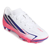 Scarpa da Calcio Ragazzo Adidas F50 Hyperfast Club Terreni Compatti Multi Terreno Bianco Viola Rosso | NonSoloSport