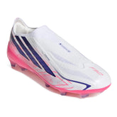 Scarpa da Calcio Ragazzo Adidas F50 Hyperfast Elite Laceless Terreni Compatti Bianco Viola Rosa | NonSoloSport