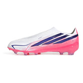 Scarpa da Calcio Ragazzo Adidas F50 Hyperfast Elite Laceless Terreni Compatti Bianco Viola Rosa | NonSoloSport