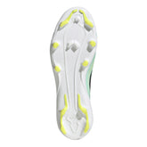 Scarpa da Calcio Ragazzo Adidas F50 Hyperfast League Laceless Terreni Compatti Verde Menta Blu | NonSoloSport