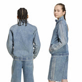 Giacca Denim Ragazzo Adidas Firebird Loose Blu | NonSoloSport