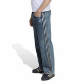 Pantalone Ragazzo Adidas Firebird Loose Denim Blu | NonSoloSport