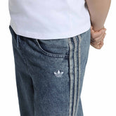 Pantalone Ragazzo Adidas Firebird Loose Denim Blu | NonSoloSport