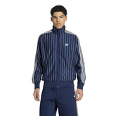 Felpa Uomo Adidas Firebird Pinstripes Blu Scuro | NonSoloSport