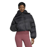 Piumino Donna Adidas Knitted Puffer Nero | NonSoloSport