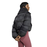 Piumino Donna Adidas Knitted Puffer Nero | NonSoloSport