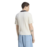Polo Uomo Adidas Cable Knit Football Bianco | NonSoloSport