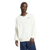 Maglione Uomo Adidas Cable Knit Bianco | NonSoloSport
