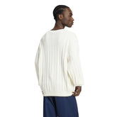 Maglione Uomo Adidas Cable Knit Bianco | NonSoloSport