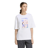 T-Shirt Donna Adidas Secret Paths Bianco | NonSoloSport