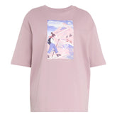 T-Shirt Donna Adidas Secret Paths Rosa | NonSoloSport