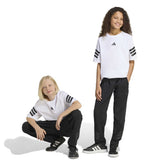 Pantalone Jogger Ragazzo Adidas Future Icons 3 Stripes Nero | NonSoloSport