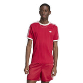 T-Shirt Uomo Adidas Drop Needle 3 Stripes Rosso | NonSoloSport