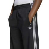 Pantalone Ragazzo Adidas Firebird Loose Nero Bianco | NonSoloSport