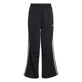 Pantalone Ragazzo Adidas Firebird Loose Nero Bianco | NonSoloSport