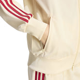 Felpa Donna Adidas Firebird Beige Rosso | NonSoloSport