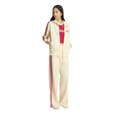 Felpa Donna Adidas Firebird Beige Rosso | NonSoloSport