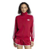 Felpa Donna Adidas Firebird Rosso Bianco | NonSoloSport