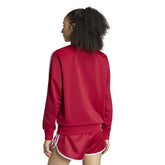 Felpa Donna Adidas Firebird Rosso Bianco | NonSoloSport