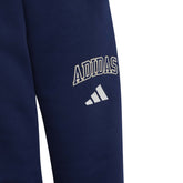 Pantalone Jogger Ragazzo Adidas Seasonals Collegiate Typography Blu | NonSoloSport