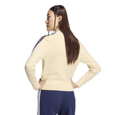 Felpa Donna Adidas Firebird Beige Blu | NonSoloSport