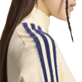 Felpa Donna Adidas Firebird Beige Blu | NonSoloSport
