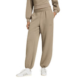Pantalone Jogger Donna Adidas Soft Lux Beige | NonSoloSport