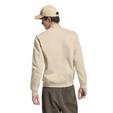 Felpa Uomo Adidas Trefoil Essentials Beige | NonSoloSport