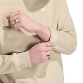 Felpa Uomo Adidas Trefoil Essentials Beige | NonSoloSport