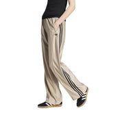 Pantalone Jogger Donna Adidas Firebird Beige Nero | NonSoloSport