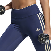 Leggings Donna Adidas Originals Superstar Blu Bianco | NonSoloSport