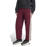 Pantalone Donna Adidas Barrel Kit 3 Stripes Bordeaux Beige | NonSoloSport